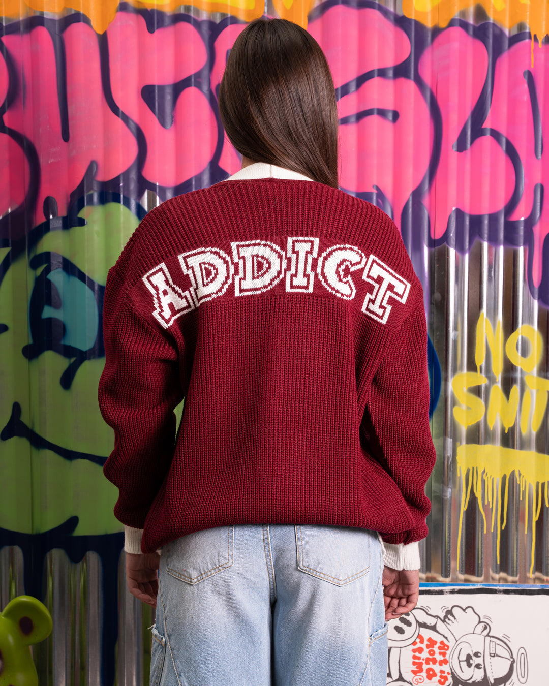 PULLOVER BORDOUX COLLEG