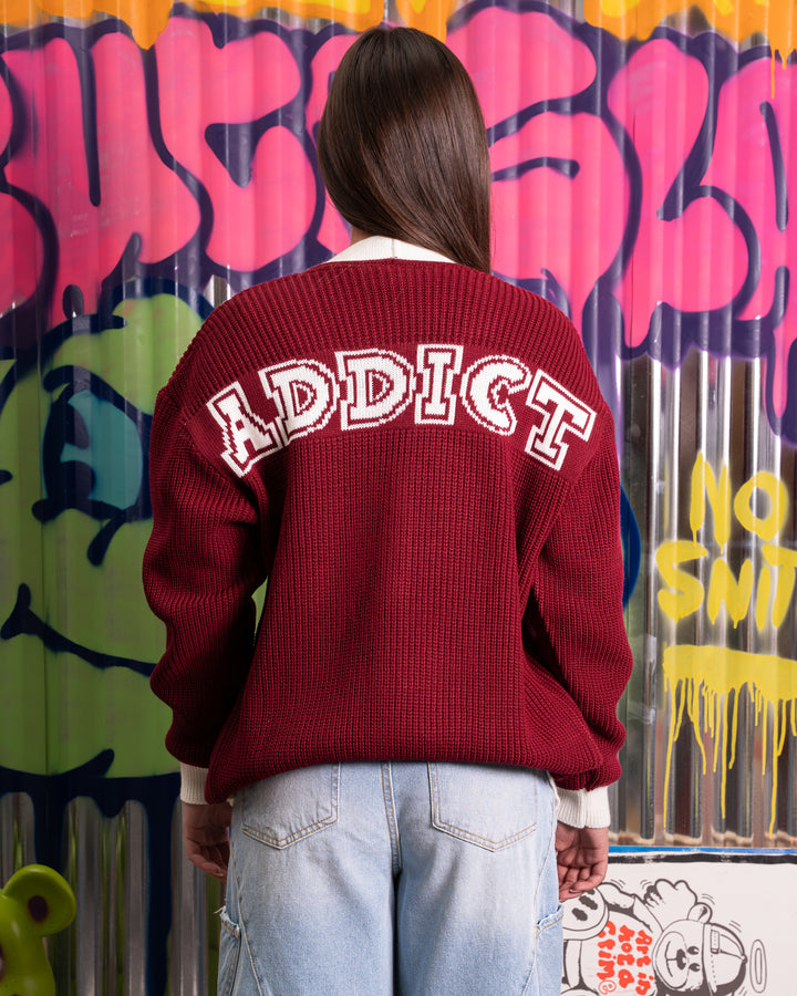 PULLOVER BORDOUX COLLEG